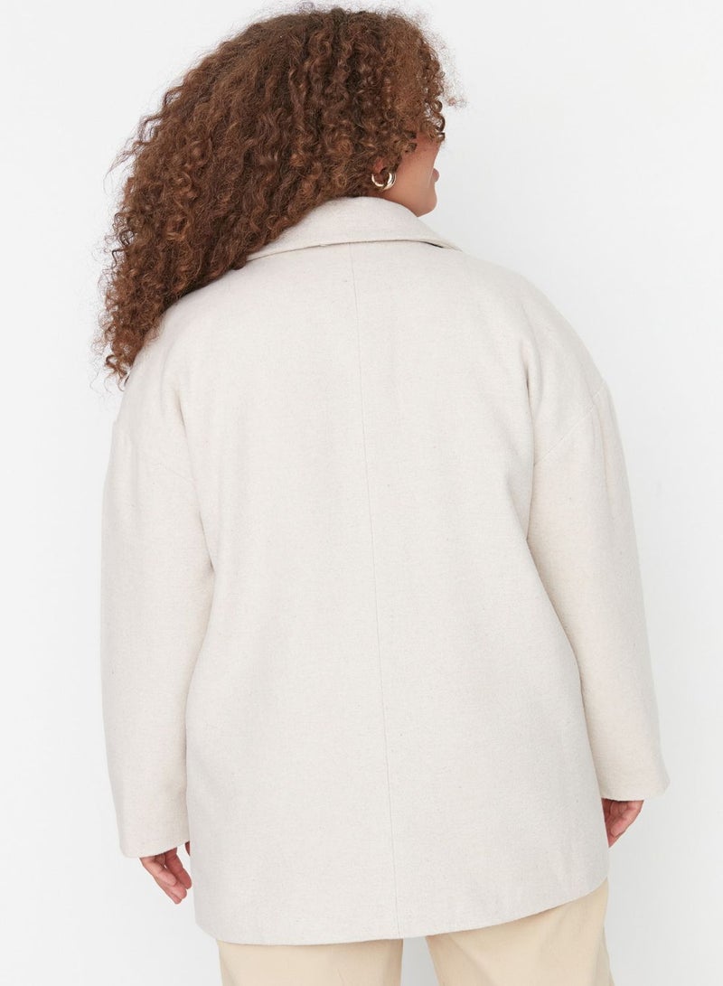 Button Detail Coat