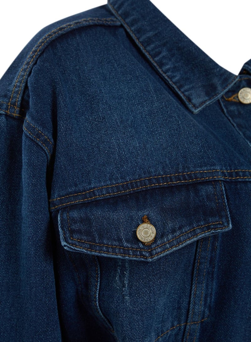 Pocket Detail Denim Jacket