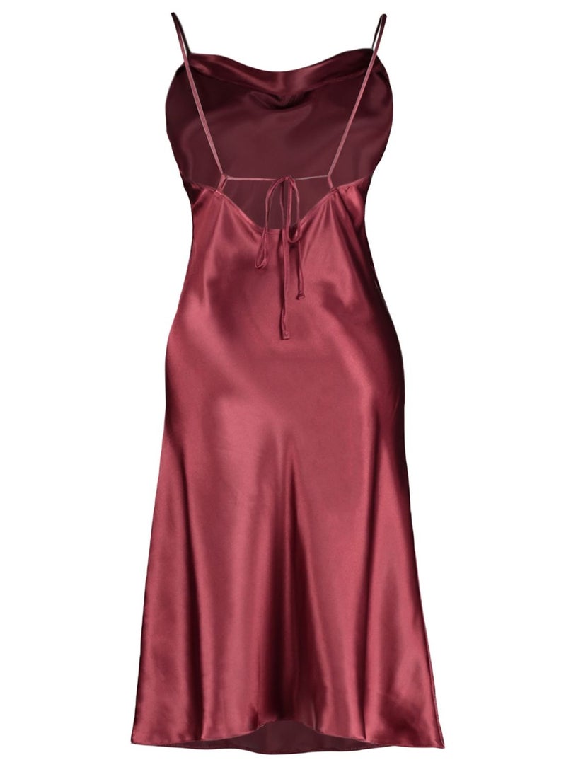 Strappy Cowl Neck Nightdress