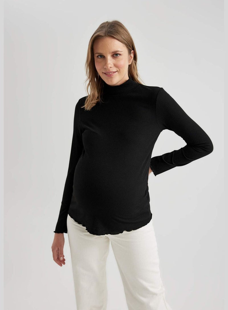 Woman  Knitted Tops Long Sleeve