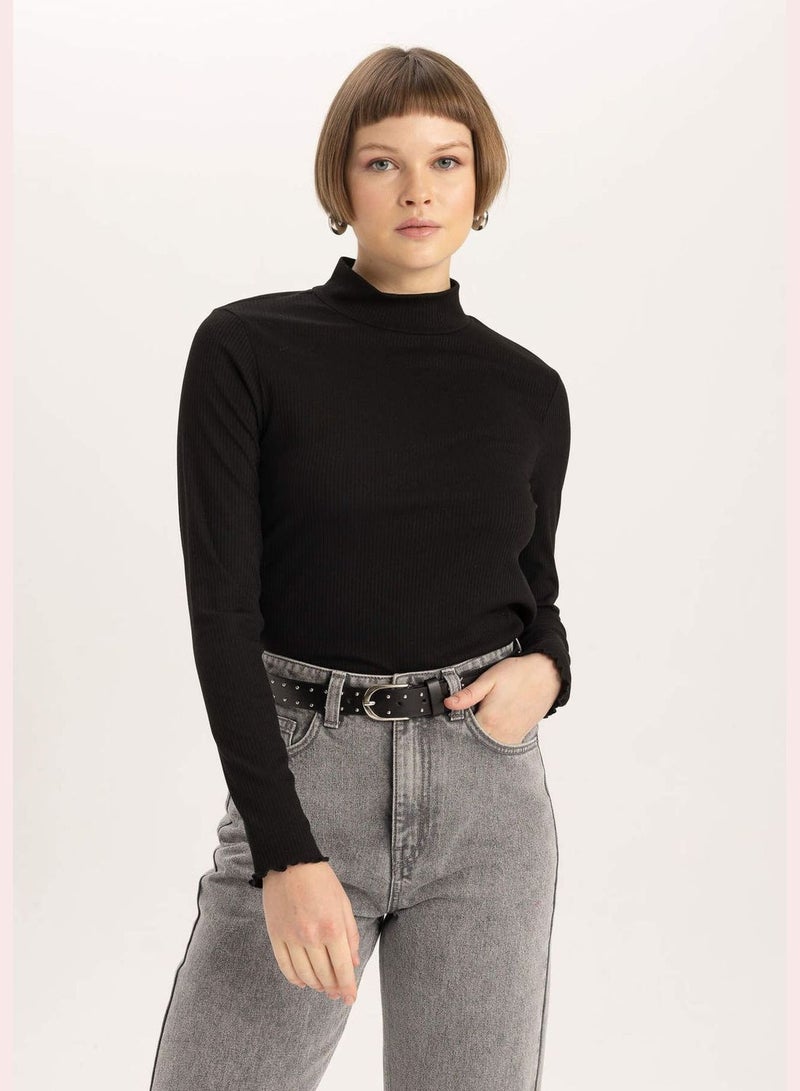 Woman  Knitted Tops Long Sleeve