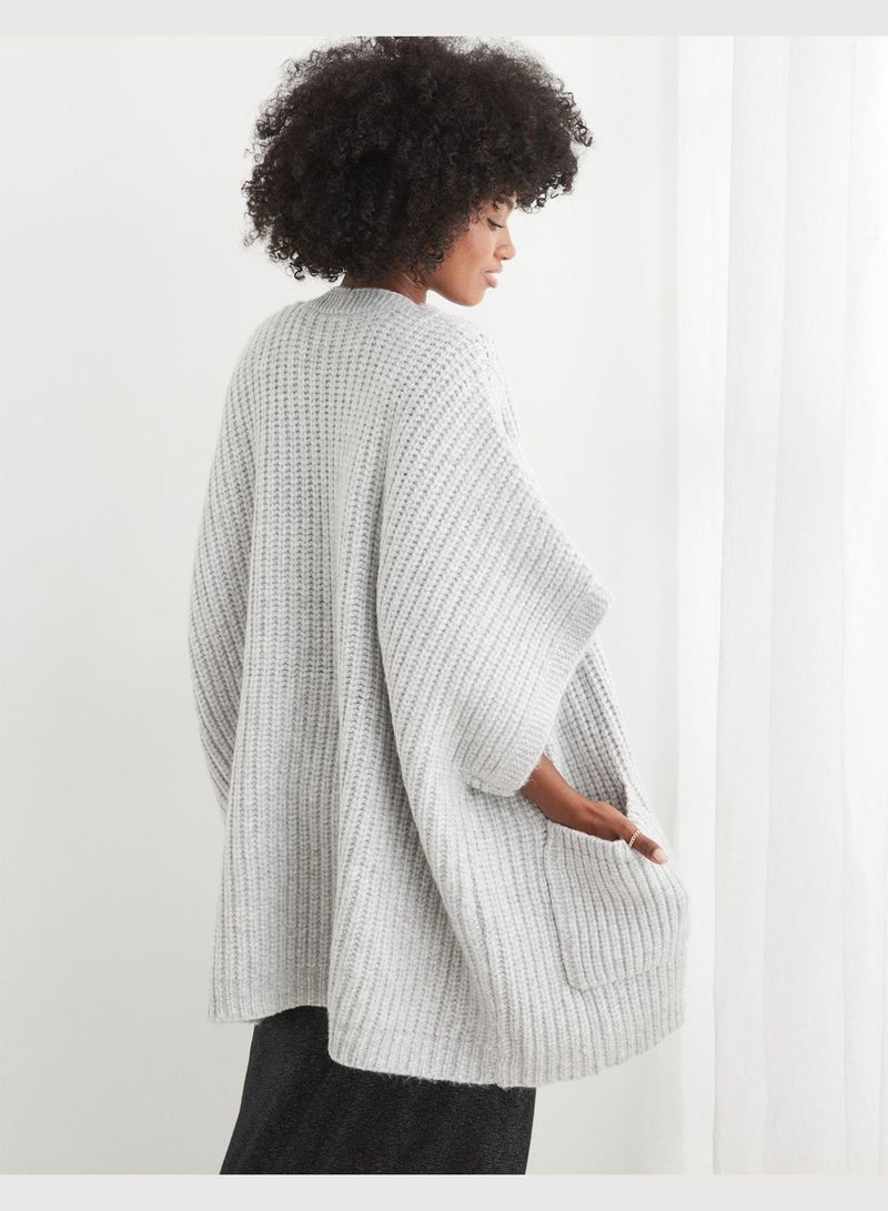 Aerie Marled Rib Sweater Cape