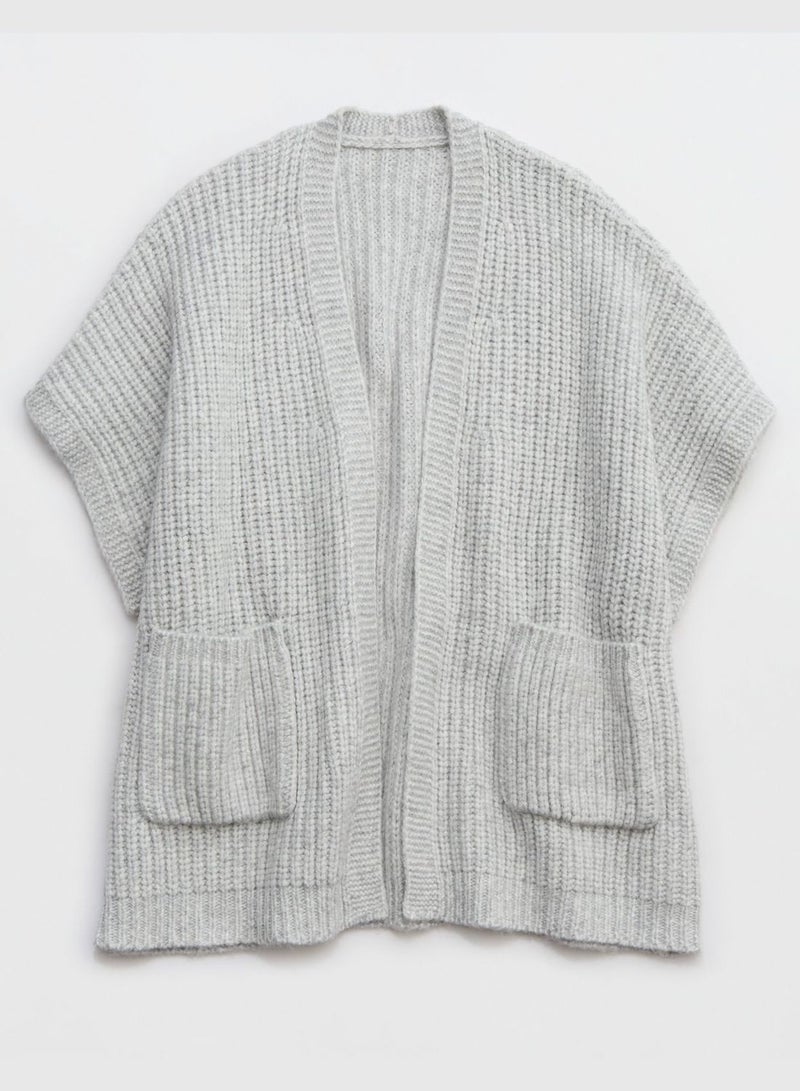 Aerie Marled Rib Sweater Cape