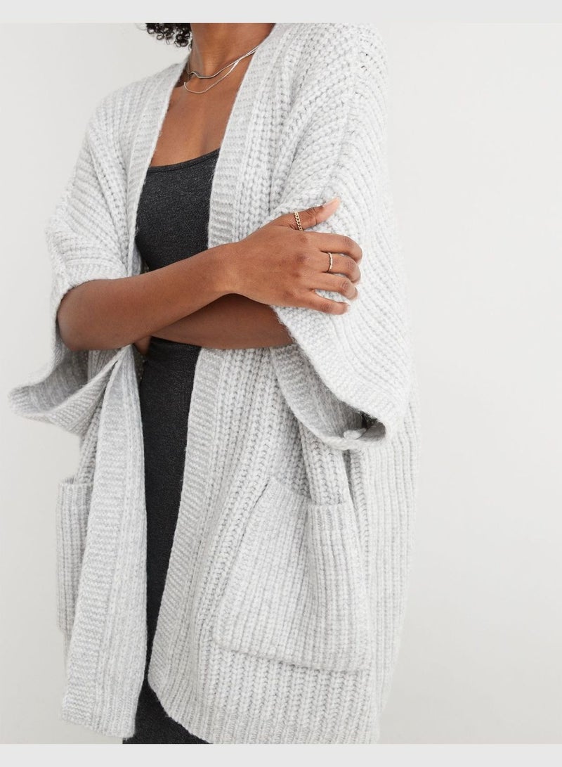 Aerie Marled Rib Sweater Cape