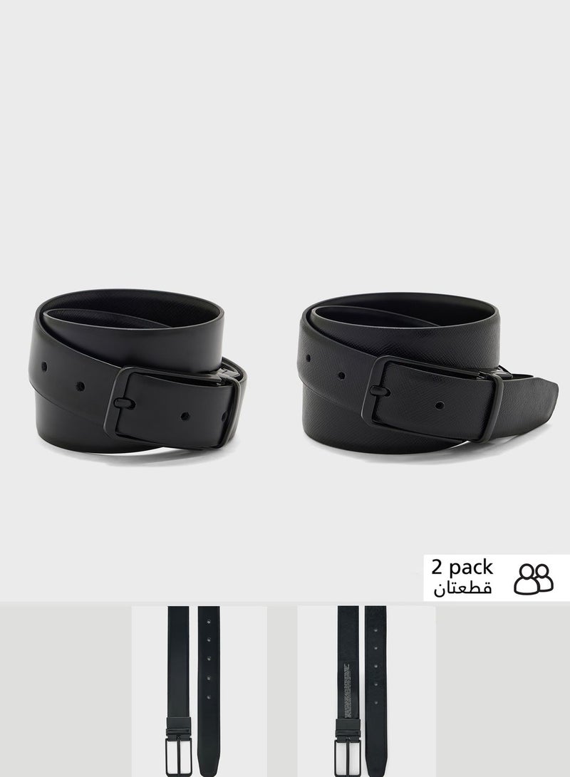 Leather Reversible Belt