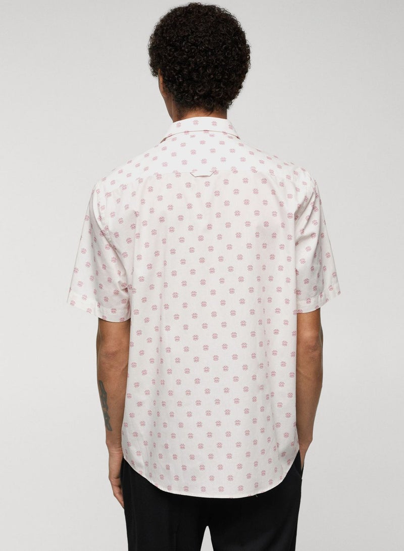 Floral Print Regular Fit Shirt