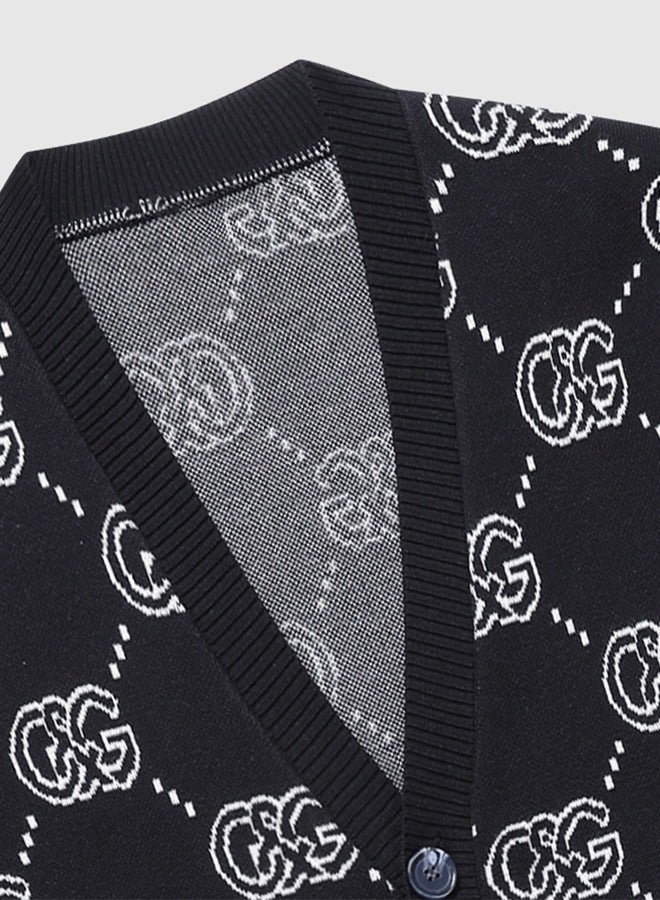 Casual Knit Cardigan - Professional and Comfortable Open Front Sweater