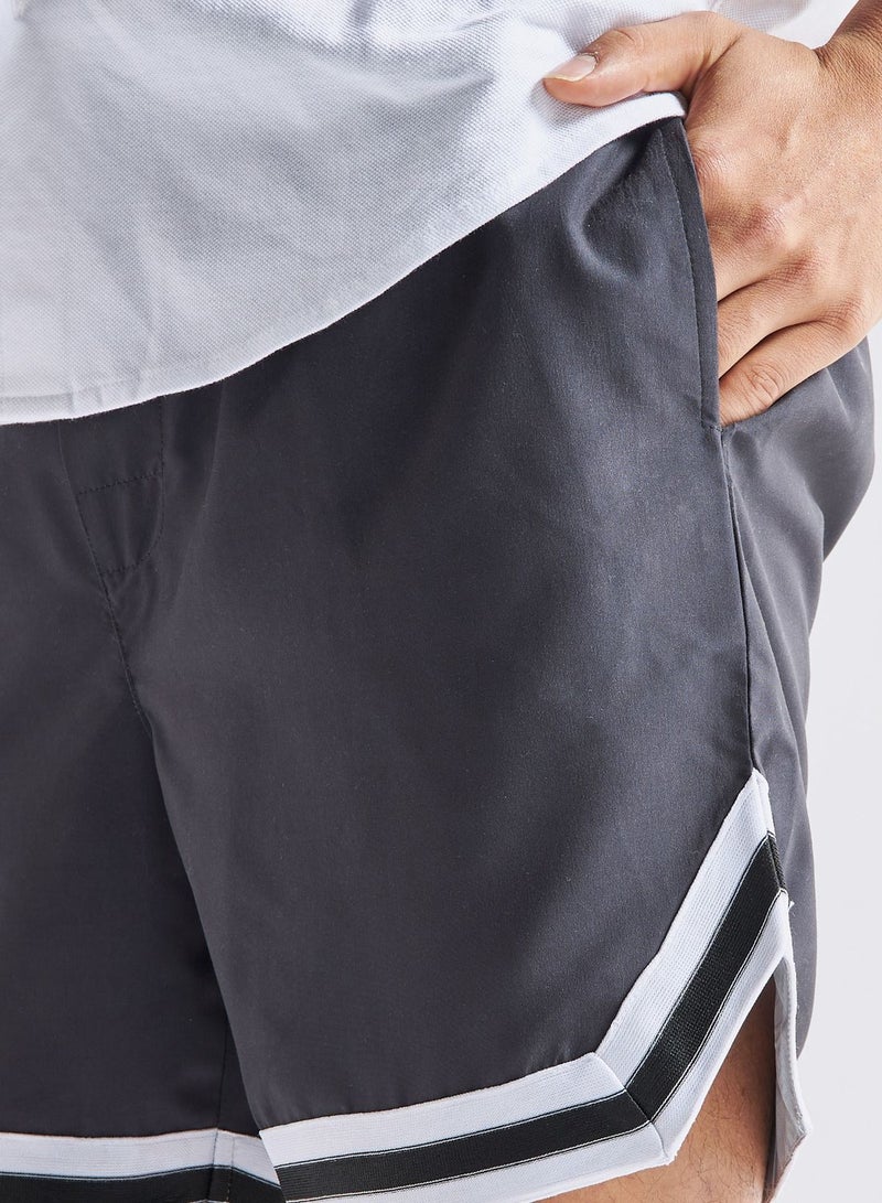 Drawstring Tape Detail Shorts