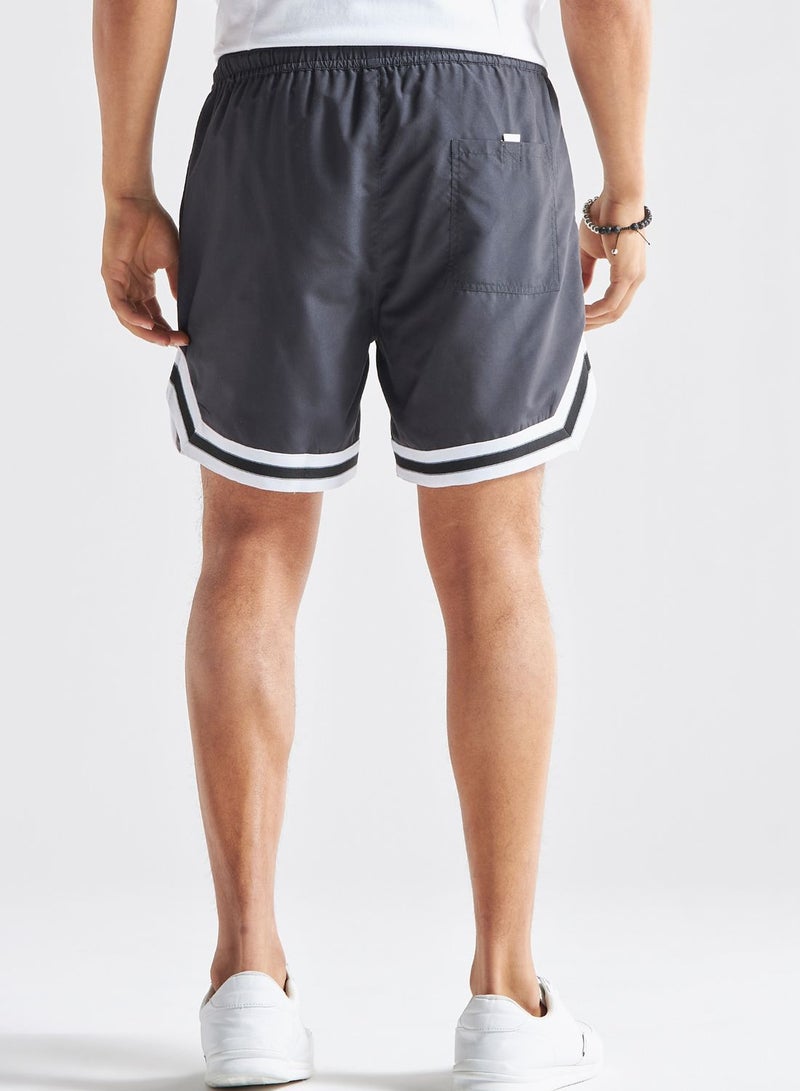 Drawstring Tape Detail Shorts