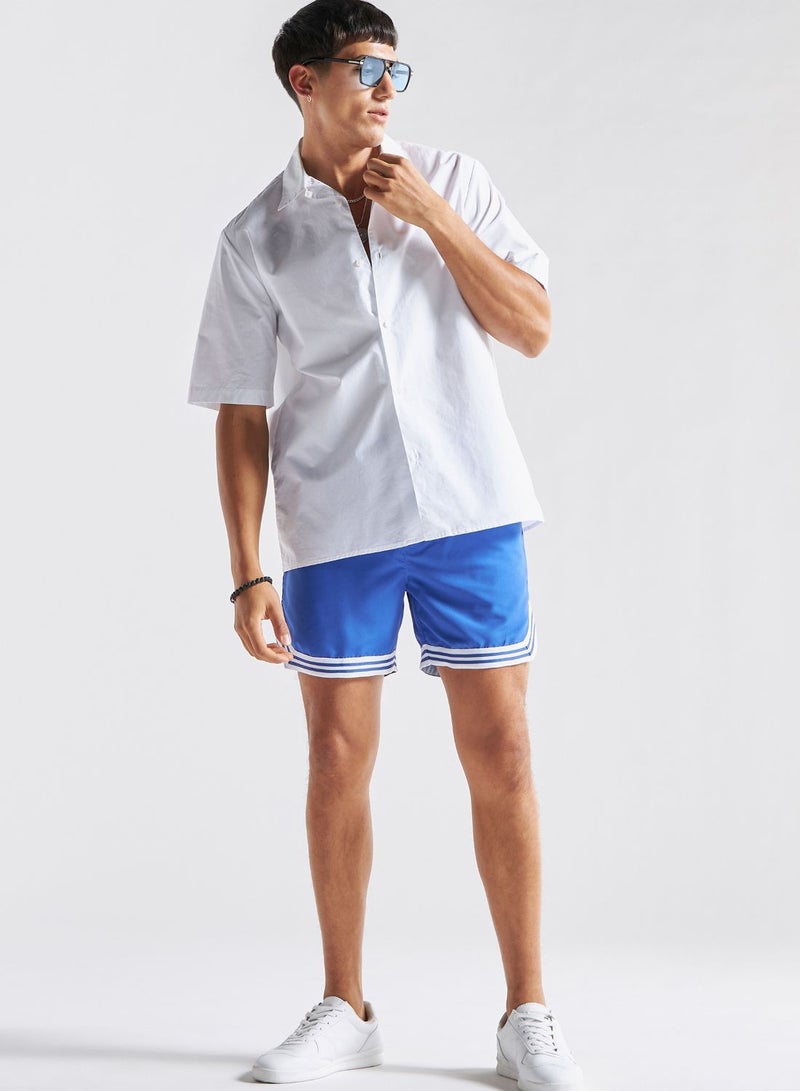 Drawstring Tape Detail Shorts