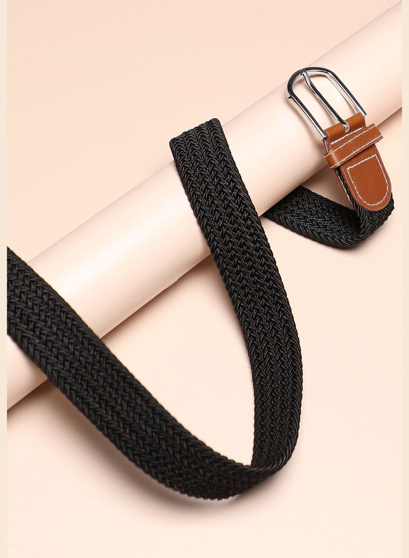 Casual Textured Fabric Waist Belt For Women
