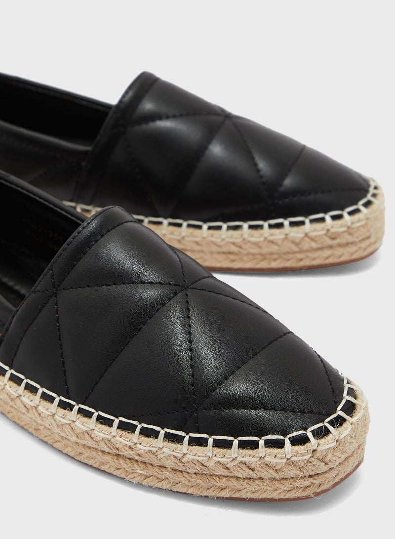 Quilted Espadrille