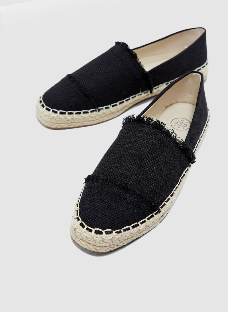 Espadrilles With Fringe Detail