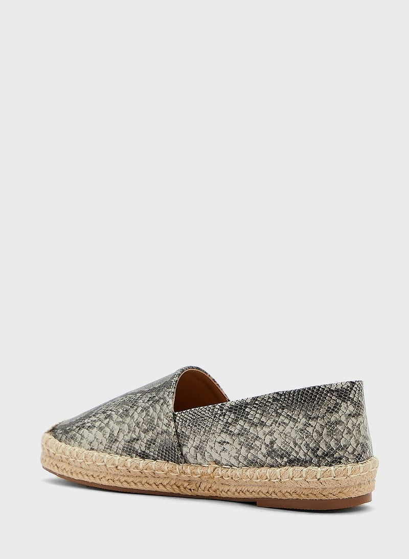 Snake Effect Espadrile