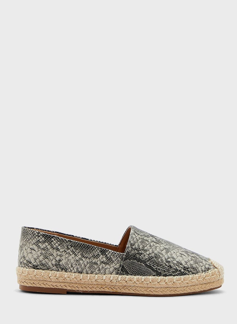 Snake Effect Espadrile