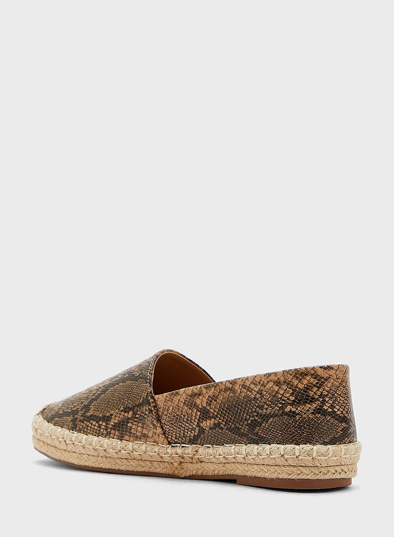 Snake Effect Espadrile