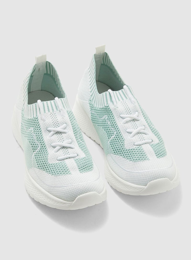 Knitted Colour block Sneaker