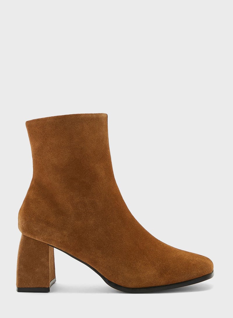 Nina Flared Ankle Boots