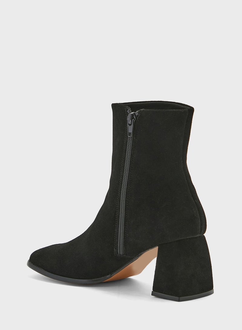 Nina Flared Ankle Boots