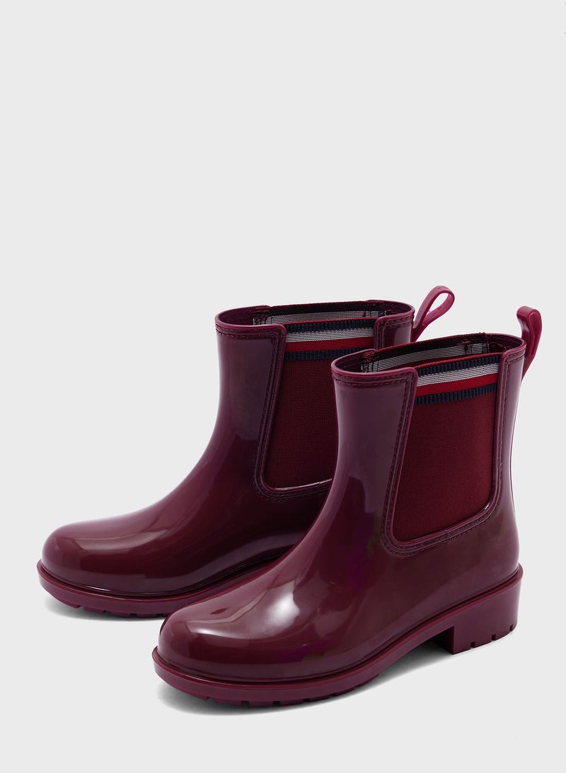 Corporate Elastic Rainboots