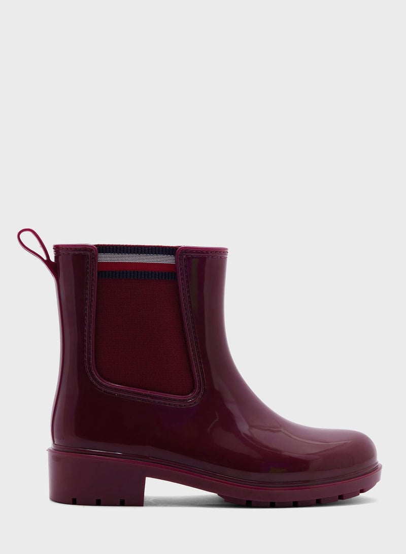 Corporate Elastic Rainboots