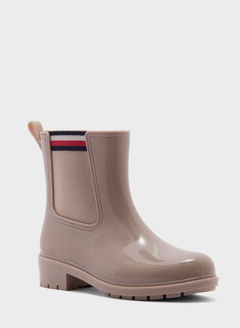 Corporate Elastic Rainboots