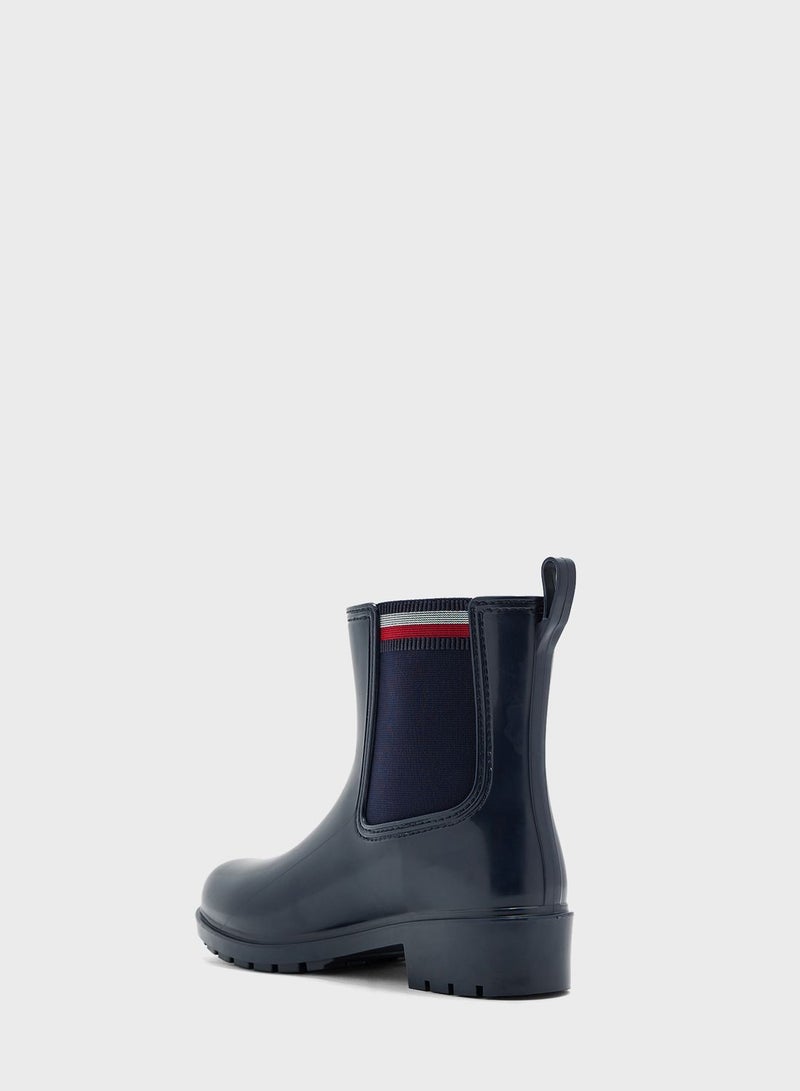 Corporate Elastic Rainboots