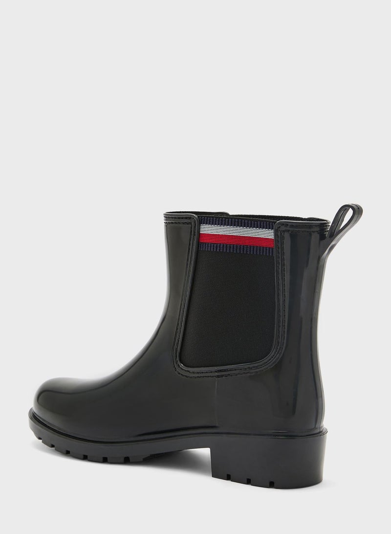 Corporate Elastic Rainboots