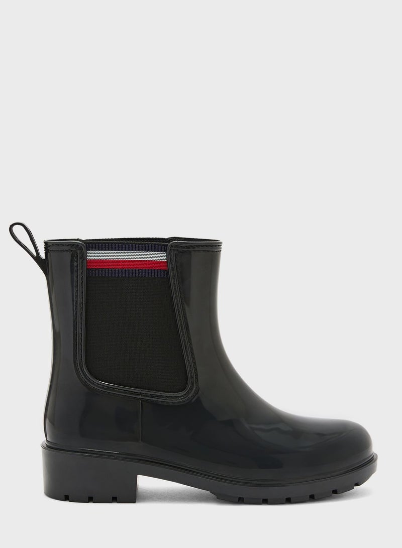 Corporate Elastic Rainboots