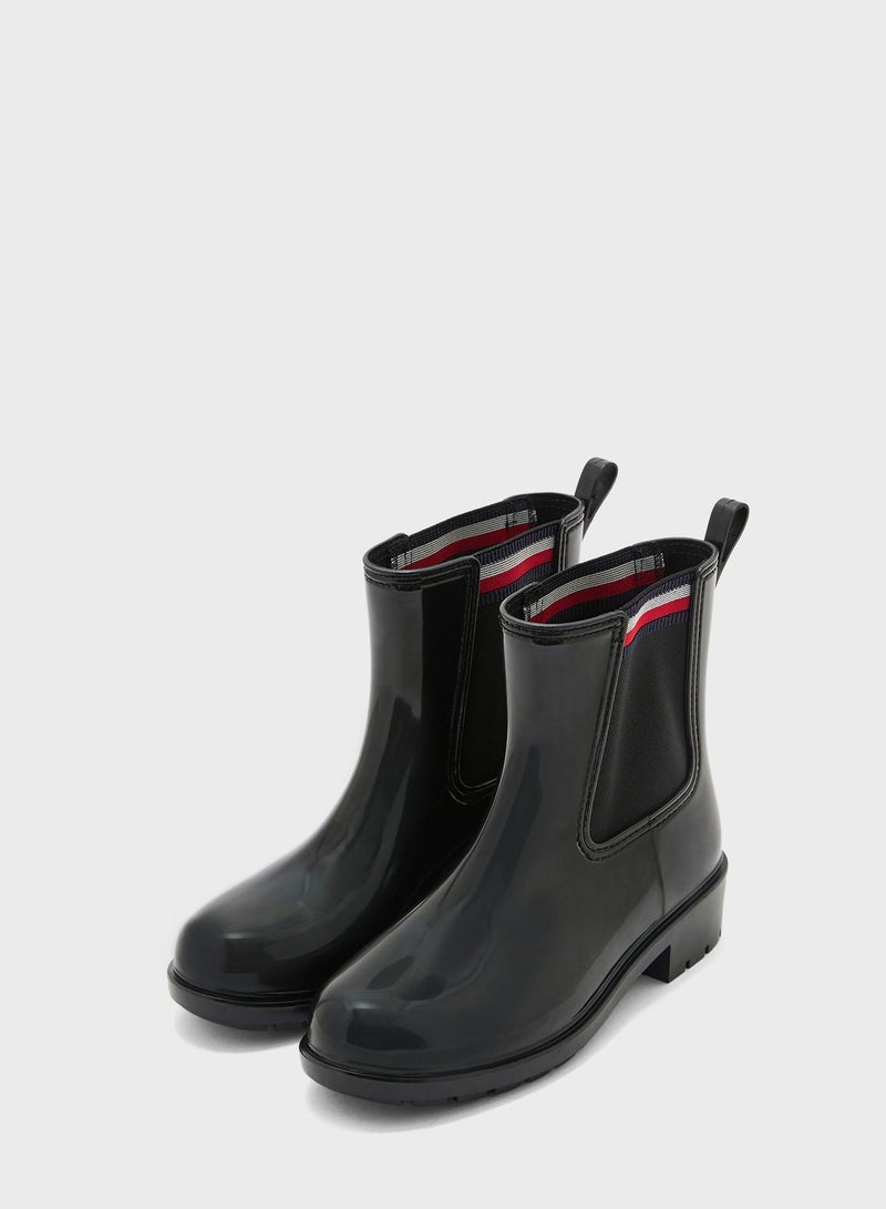 Corporate Elastic Rainboots