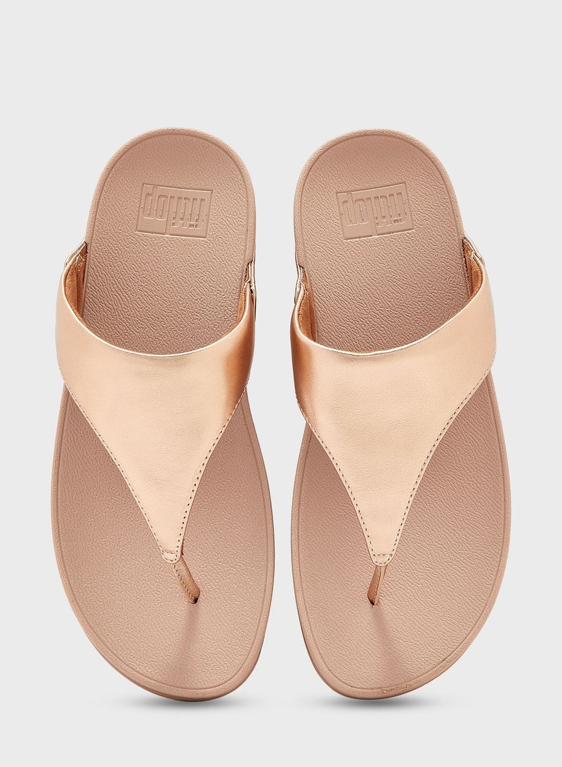 Lulu Toe Post Wedge Sandals