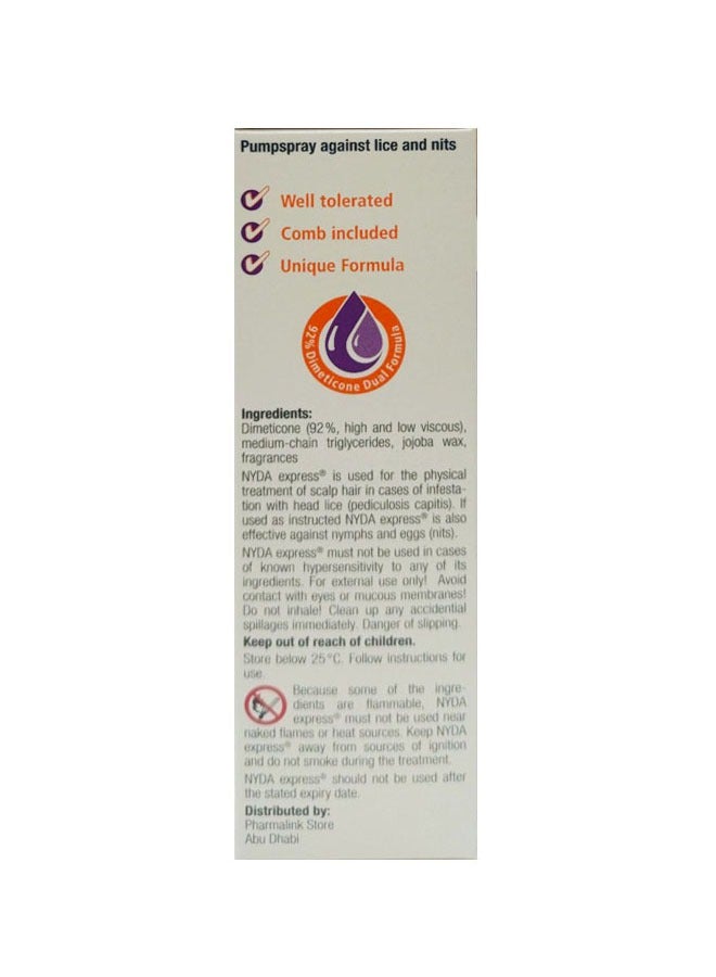 NYDA EXPRESS AGAINST LICE AND NITS 50 ML