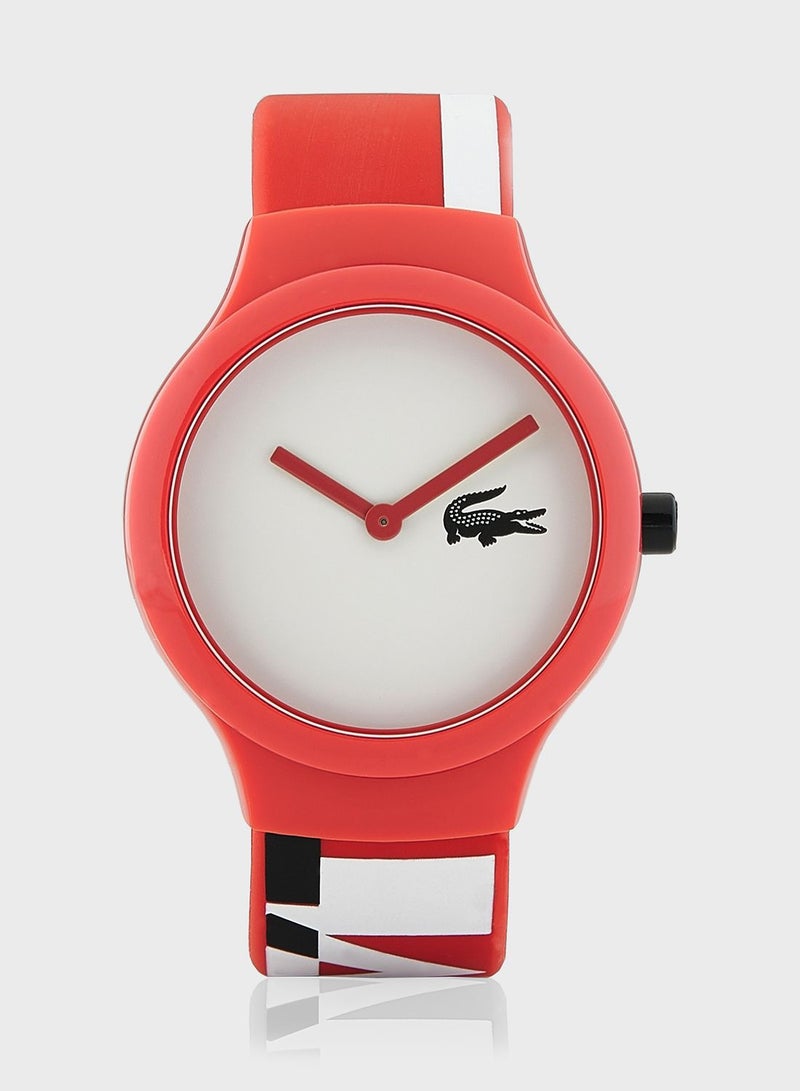Multiple Color Silicone Analog Watch