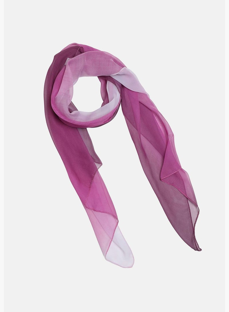 Georgette Colorblock Head Scarf For Women