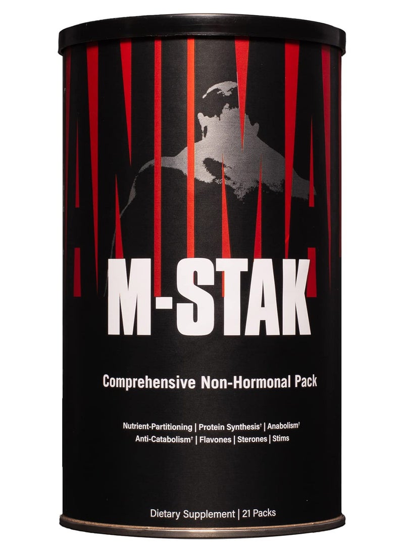 Universal Nutrition M-Stak Non-hormonal Supplement - 21 Packs