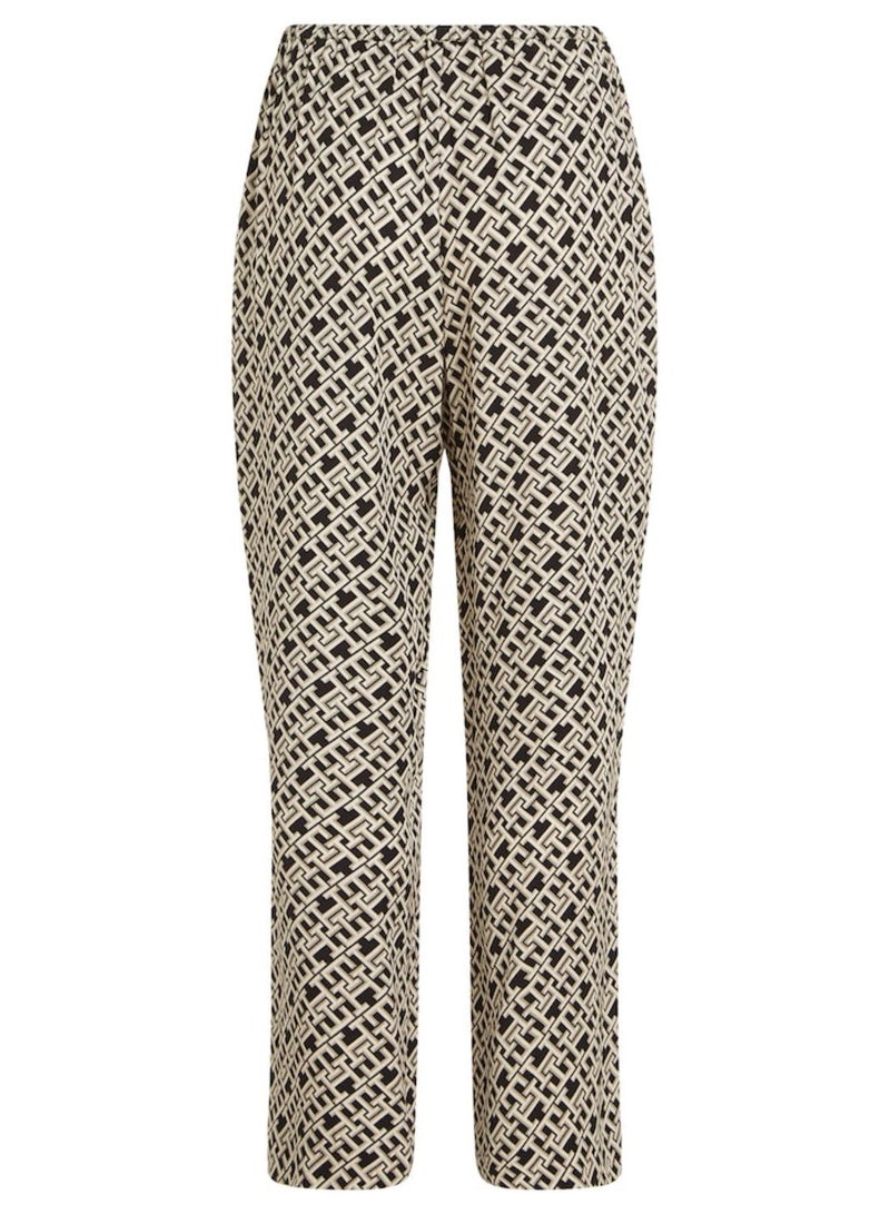 Printed High Waist Pant