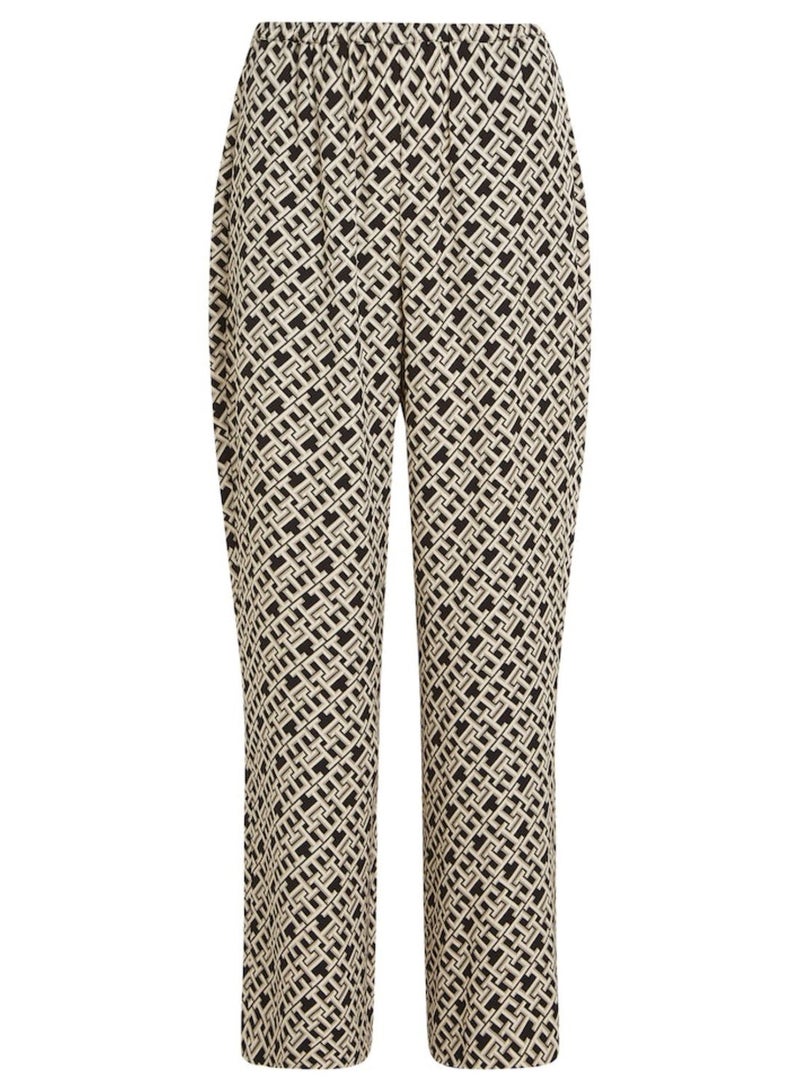 Printed High Waist Pant