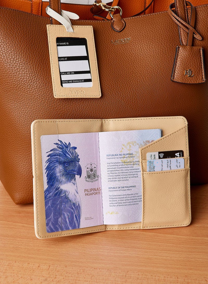 Off The Grid Passport Holder & Luggage Tag Set