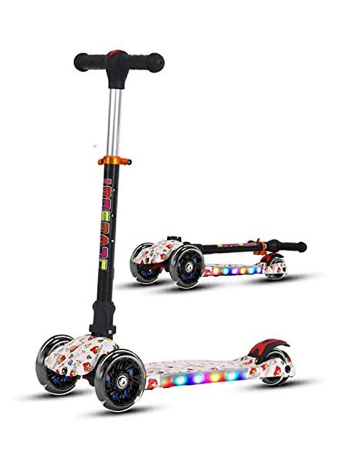 Adjustable Handle Kick Scooter Multicolour