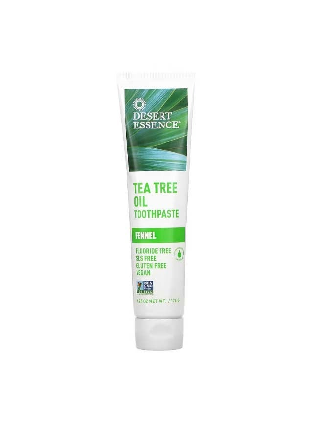 Tea Tree Oil Toothpaste Fennel 6.25 oz 176 g