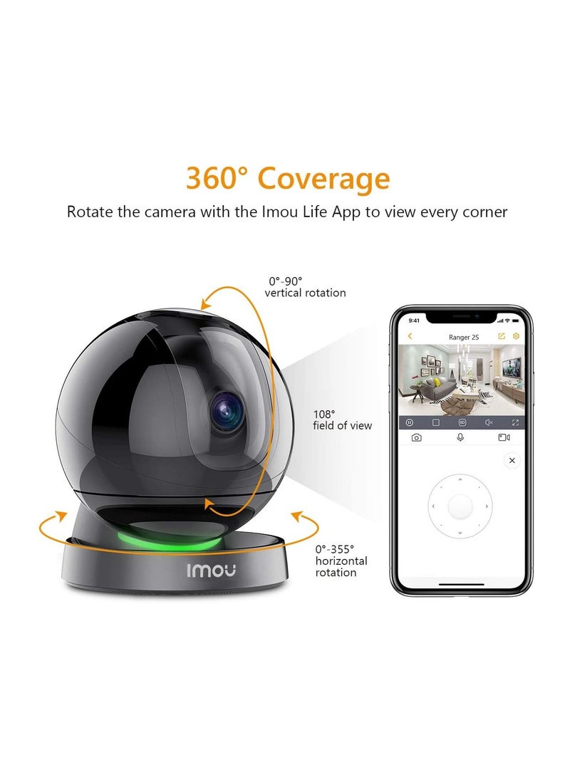 Imou Indoor Wi-Fi Home Security Camera 1080P HD, Intelligent Surveillance Camera with Night Vision, Smart Tracking, Privacy Mask, 2-Way Audio, Instant Alarm Notifications with App Control,REX