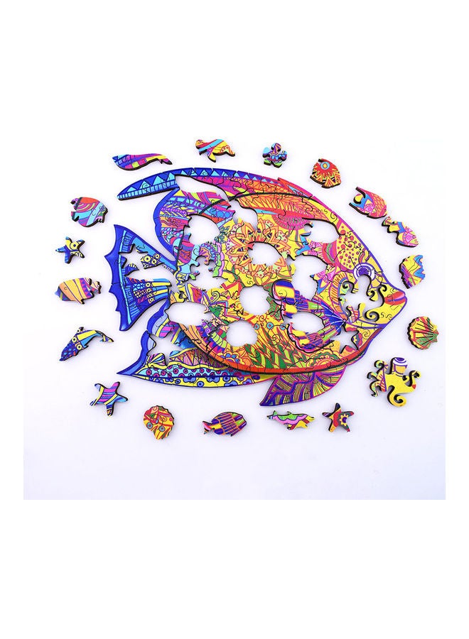 200-Piece Animal Shaped Wooden Jigsaw Puzzle