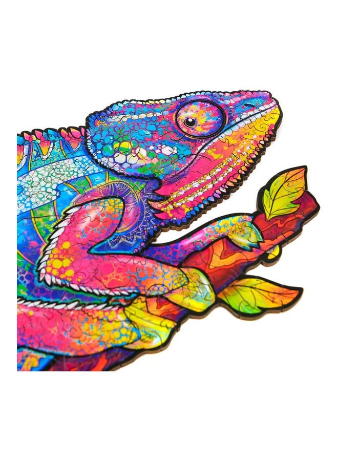 120-Piece Animal Shaped Wooden Jigsaw Puzzle Set