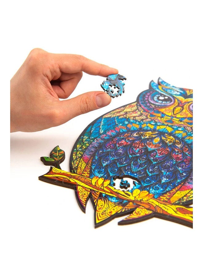 96-Piece Animal Shaped Wooden Jigsaw Puzzle