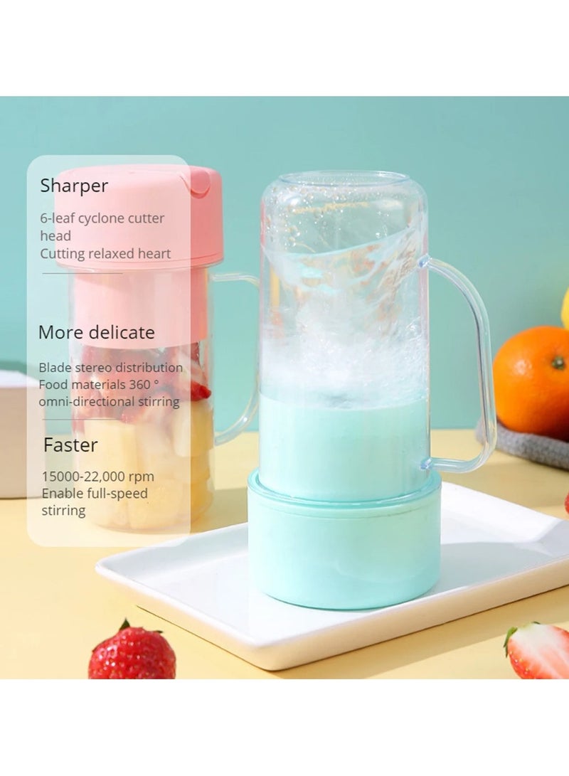 Portable Blender Cup Mini Juicer Blender Efficient Juicing Easy To Rechargeable Battery for Home for Camping