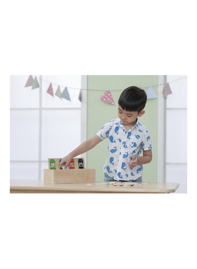 Wooden Waste Puzzle Sorter