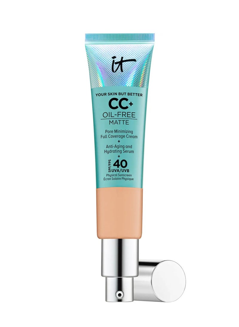 IT Cosmetics Your Skin But Better CC+ Oil-Free Matte SPF40 32ml Medium Tan