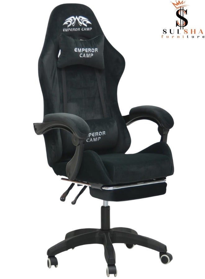 Executive Ergonomic Computer Desk Chair for Office and Gaming with headrest back comfort and lumbar support