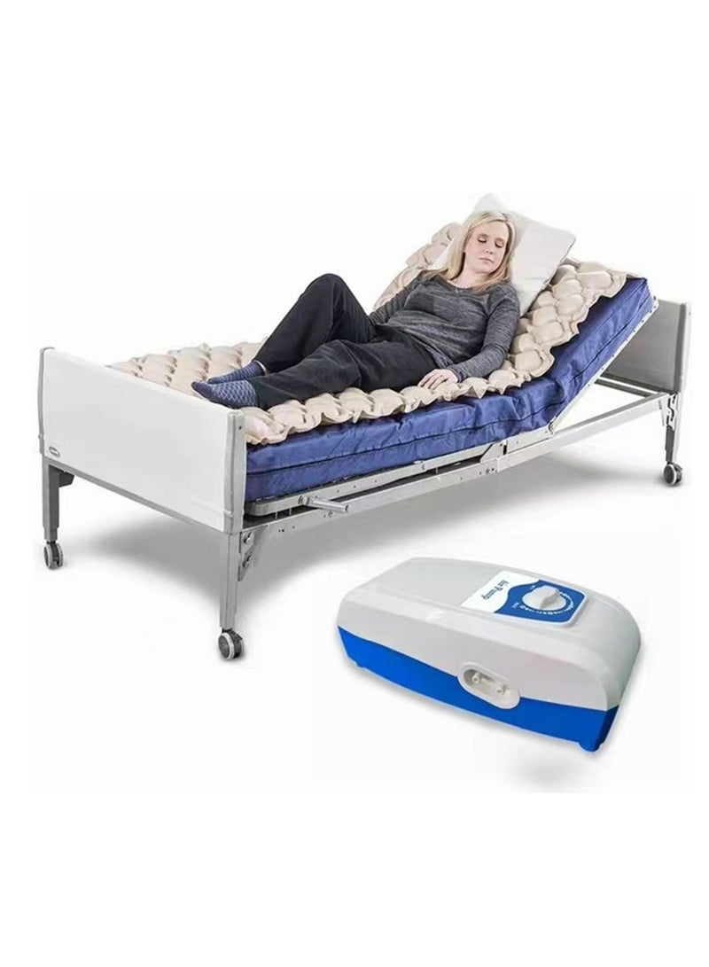 Silent Alternating Air Pressure Mattress With Mattress Cover And Pump Inflatable Silent Mattress To Prevent Bedsores And Sore Treatment For Bedridden Patients