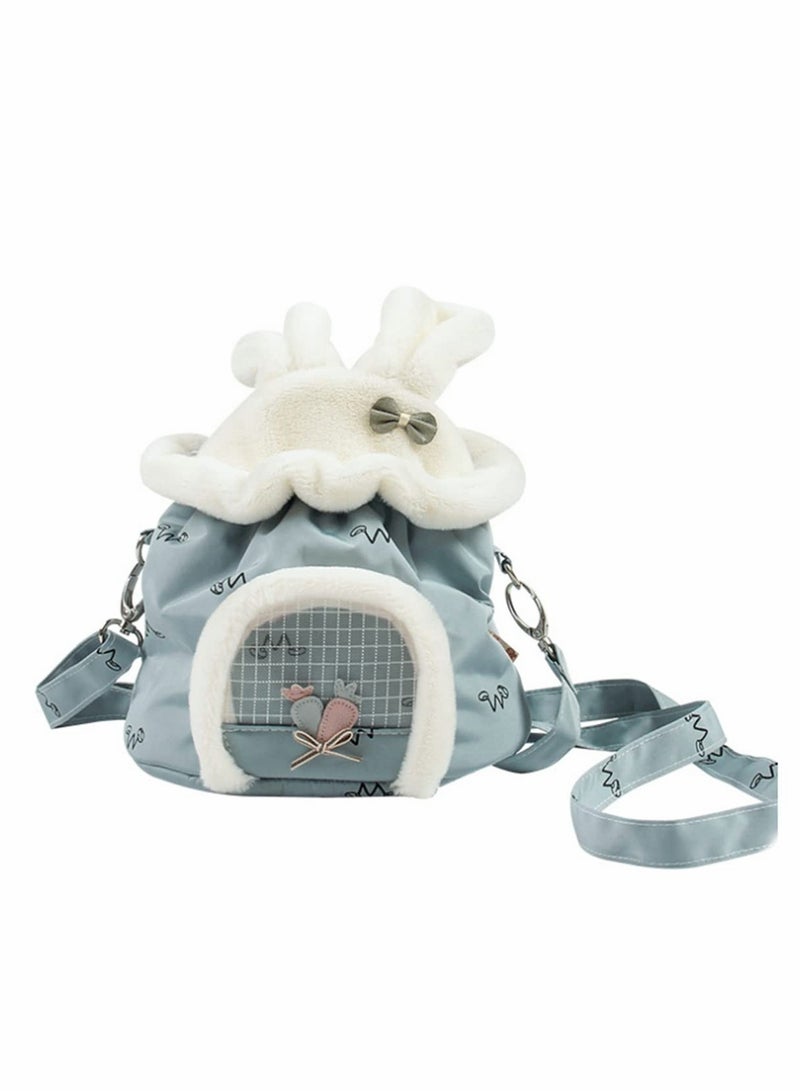 Outdoor Portable Pouch Hamster Travel Bag Small Animal Carrier Sugar Glider Hamster Squirrel Small Animal Outgoing Bag
